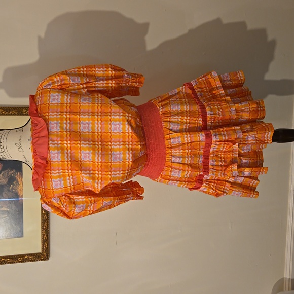 Alden Adair pink and orange Kelsey dress - Picture 5 of 9